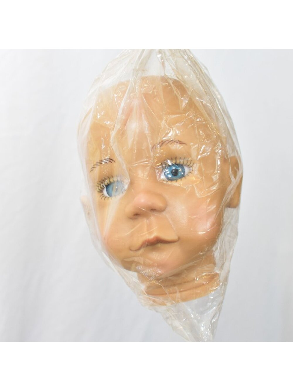 Syndee's Crafts Monique Doll Head Medium Hard Vinyl 1990 Vintage DIY Art 32151